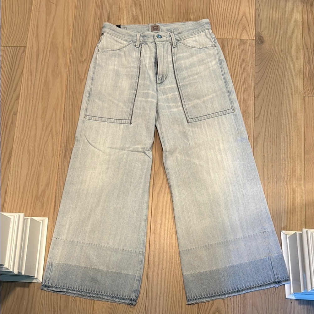 Citizens Of Humanity Light Blue Cropped Jeans